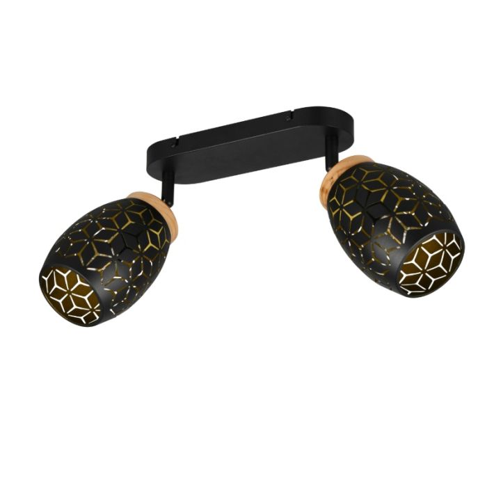 Black ceiling spotlight modern, Delana