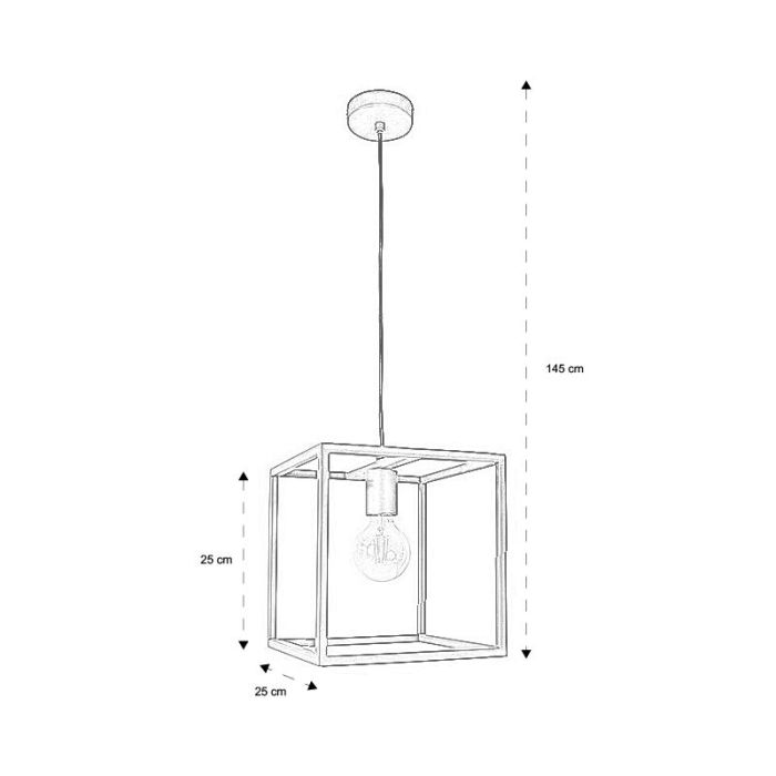 Industrial pendant light grey, Redox