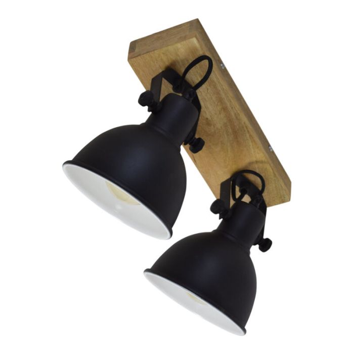 Industrial ceiling spotlight black, Karuna