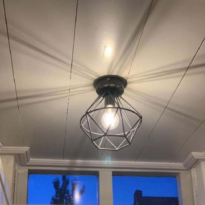 Industrial ceiling light black, Merlon