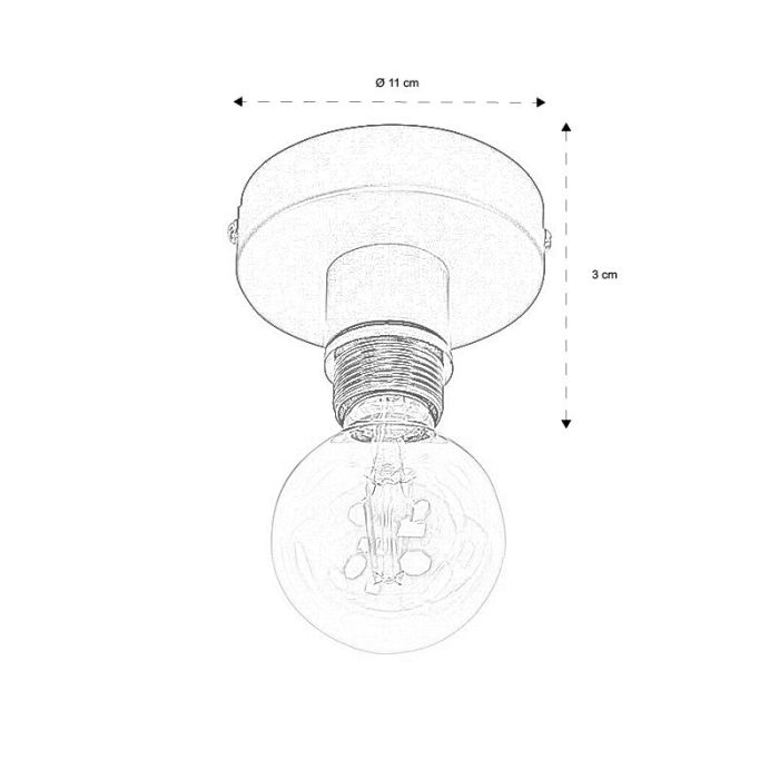 Industrial ceiling light black, Moda