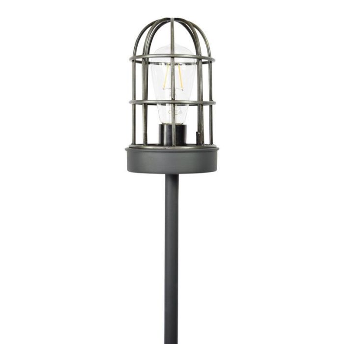 Industrial floor lamp black, Nova, with switch