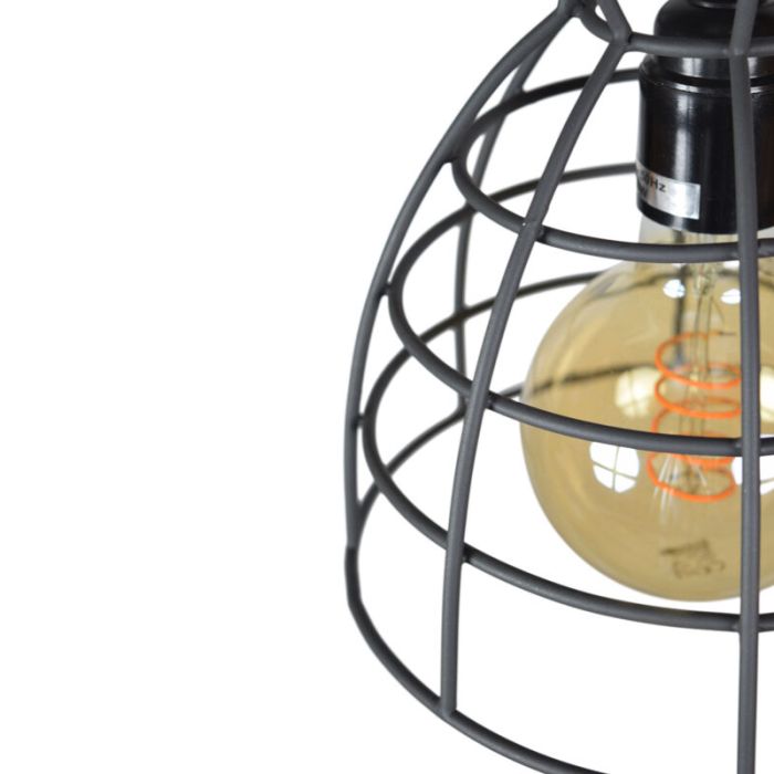 Industrial pendant light black, Dexter