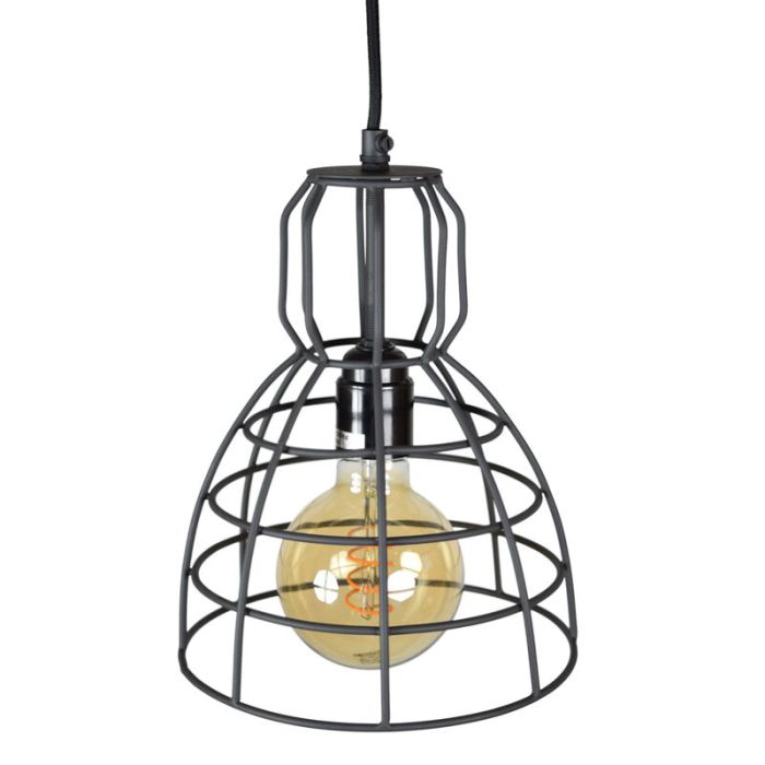 Industrial pendant light black, Dexter