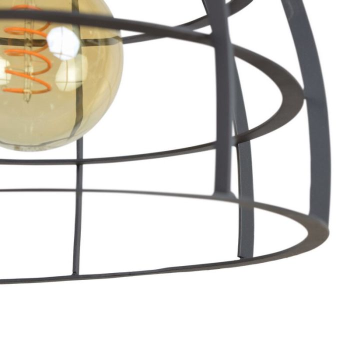 Industrial pendant light black, Redstar