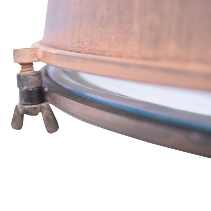 Industrial dining table hanging lamp rust coloured, Descon