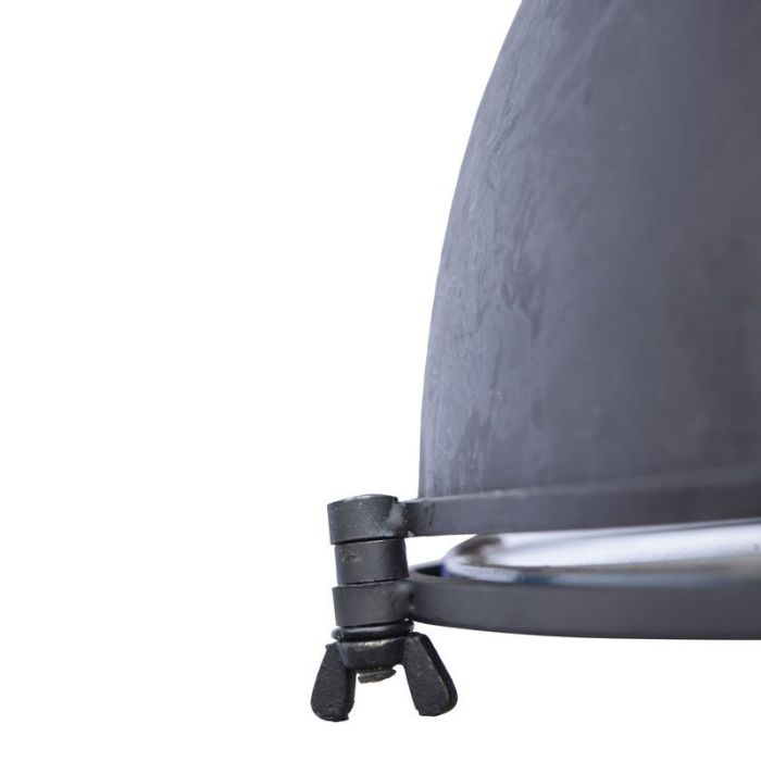 Industrial dining table hanging lamp black, Descon