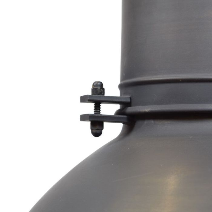 Industrial dining table hanging lamp brass, Brasd