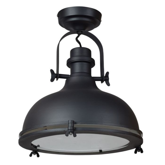 Industrial ceiling light black, Liga