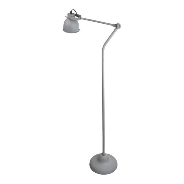 Industrial floor lamp grey, Redon, with switch