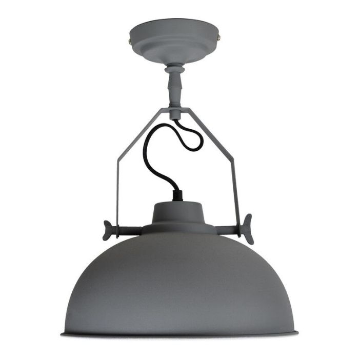 Industrial flush ceiling light grey, Fellen