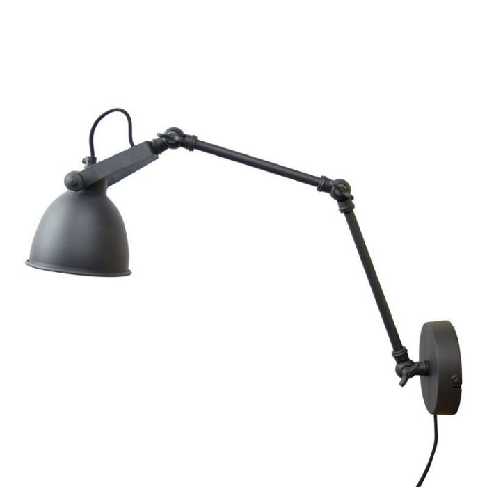 Industrial wall light black, Ferdy