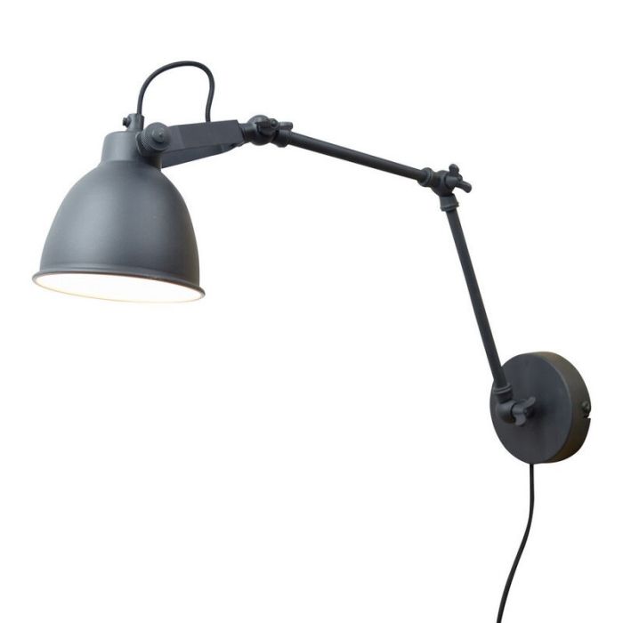 Industrial wall light black, Ferdy