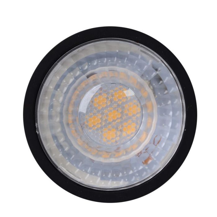 5-pack Black GU10 LED spot Antonie, 3 Watt, 2700K (Warm white)