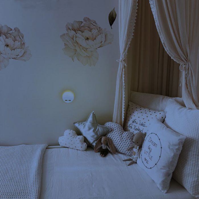 Plastic plug in night light white, Kyrill, 0,5W, 3000K LED