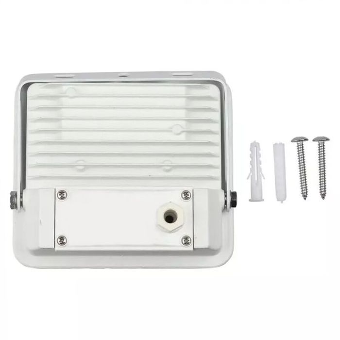 White smart floodlight modern, Leander, 20W, adjustable light colour LED, IP65