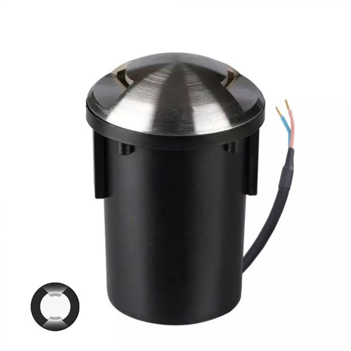 Modern ground light silver, Marcus, IP67