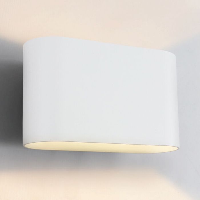 Modern up down wall light white, Rodigo