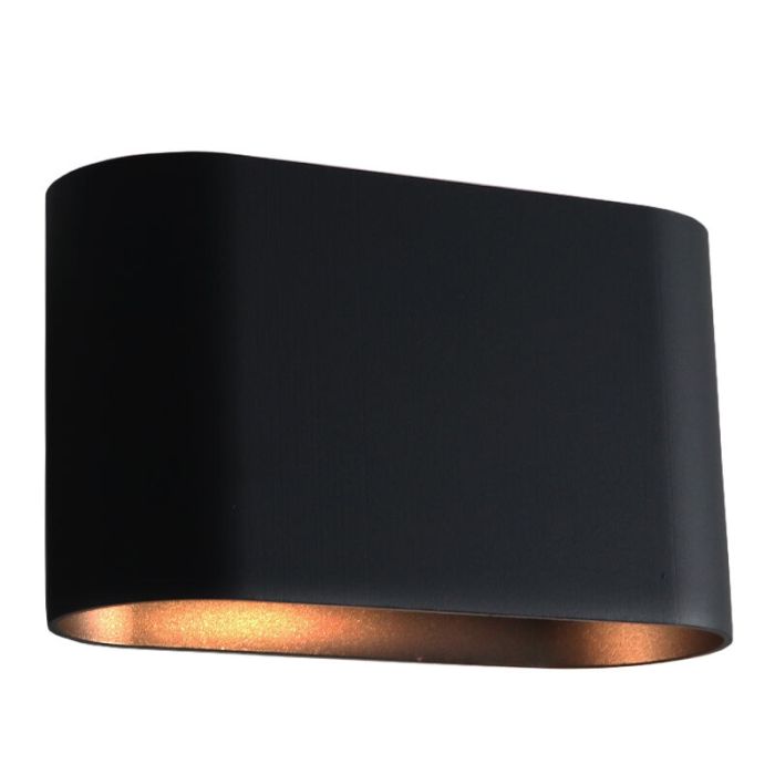 Modern up down wall light black, Rodigo