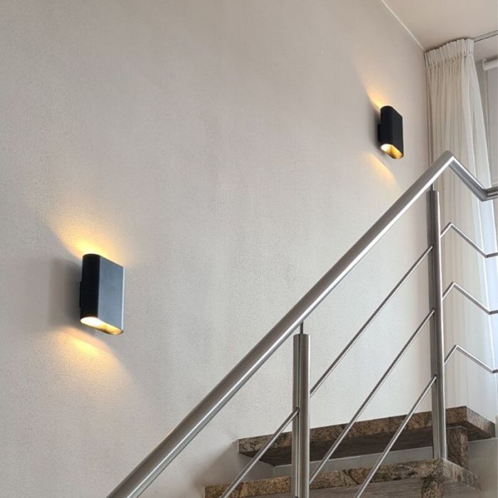 Modern up down wall light black, Rodigo