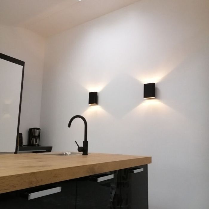 Modern up down wall light black, Rodigo