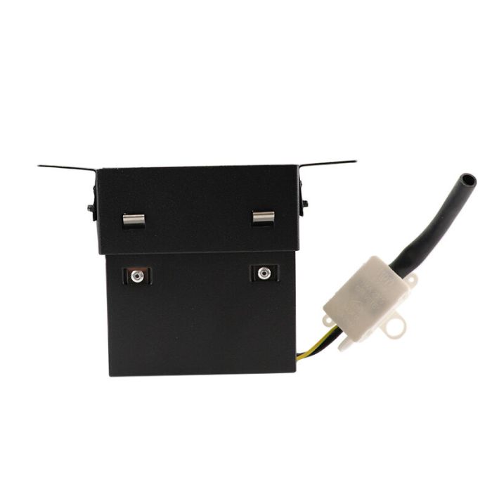 Modern trimless recessed downlight black, Joost