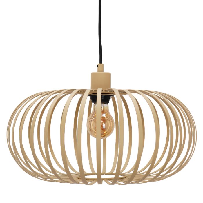 Industrial pendant light beige, Lieve