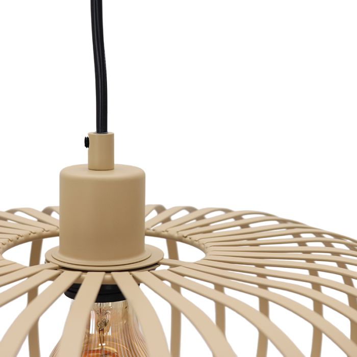 Industrial pendant light beige, Lieve