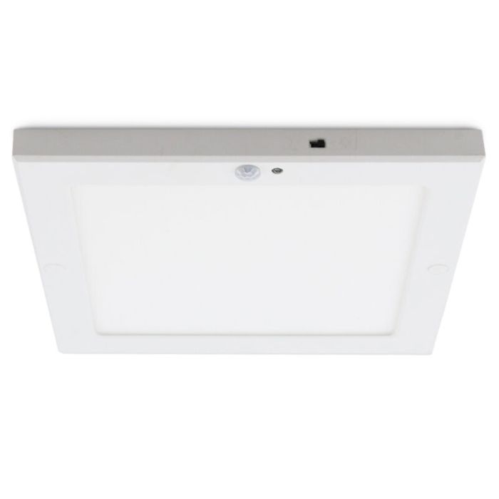 Plastic ceiling light with sensor white, Luan, 20W, 3000K LED