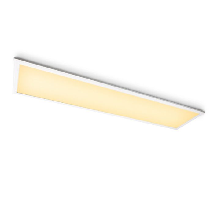 Bisolux 1200x300 LED Panel - 38W - 3000K - UGR<19 - Side-Lit