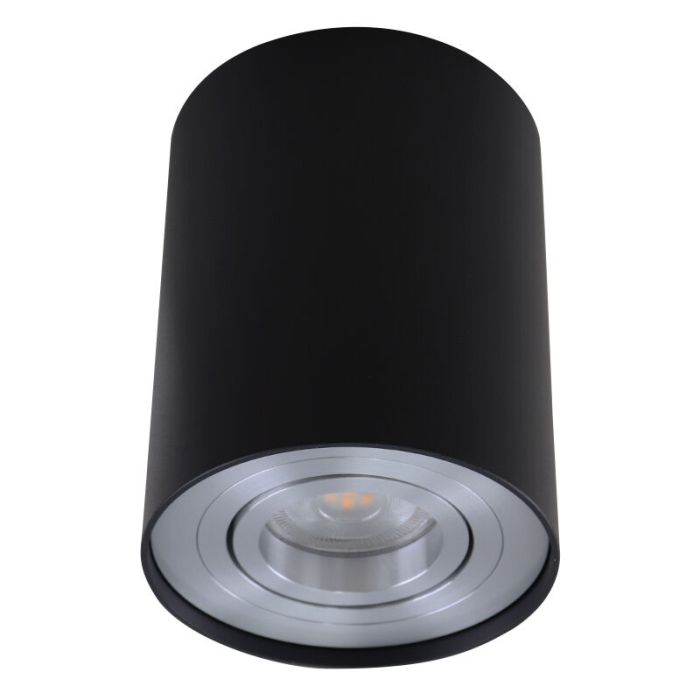 Modern surface mounted downlight black, Snertinge