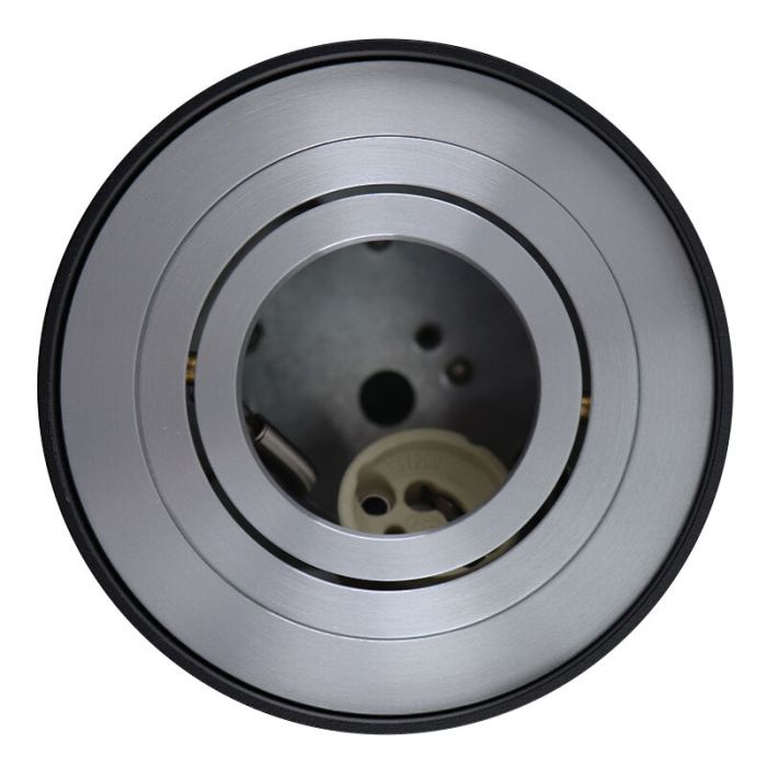Modern surface mounted downlight black, Snertinge