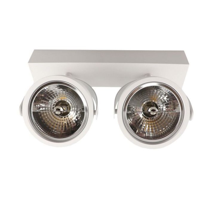 Modern ceiling spotlight white, Go2