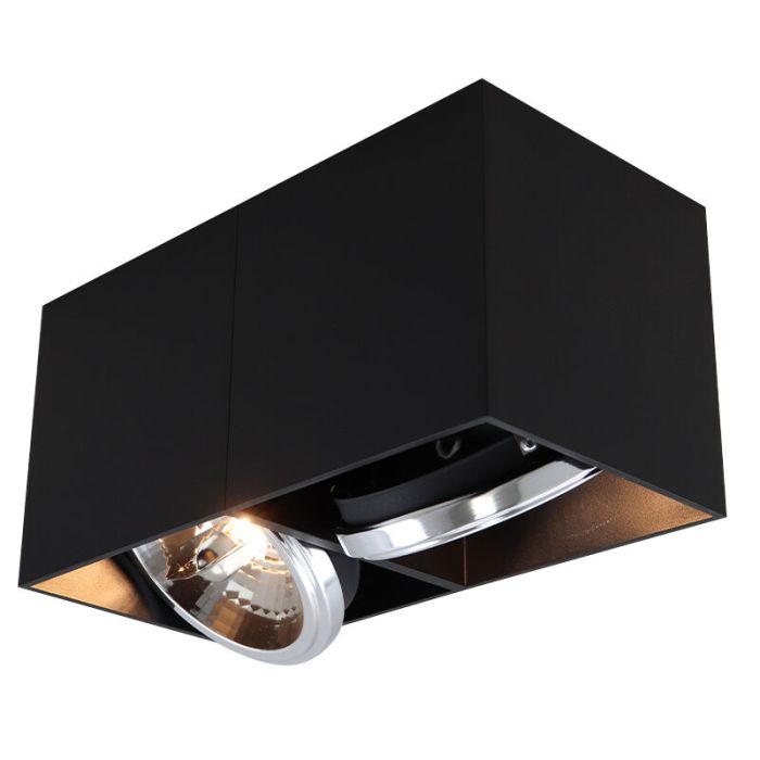 Modern surface mounted downlight black, Harup