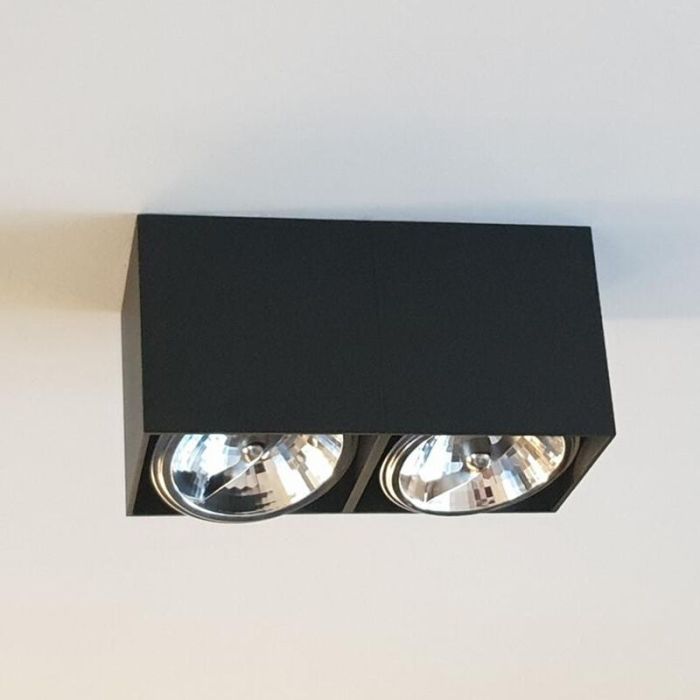 Modern surface mounted downlight black, Harup