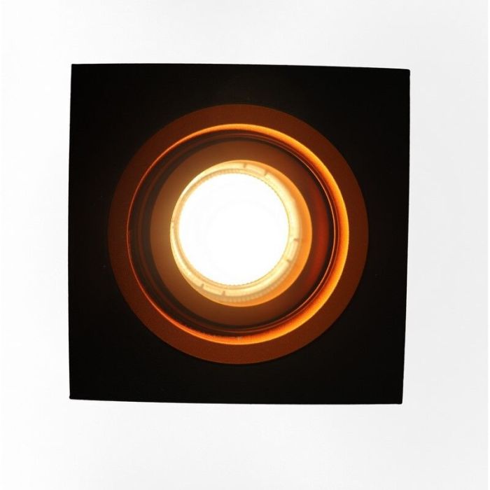 Modern recessed light gold, Bredal