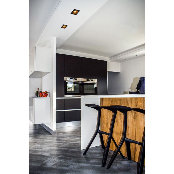 Modern recessed light gold, Bredal