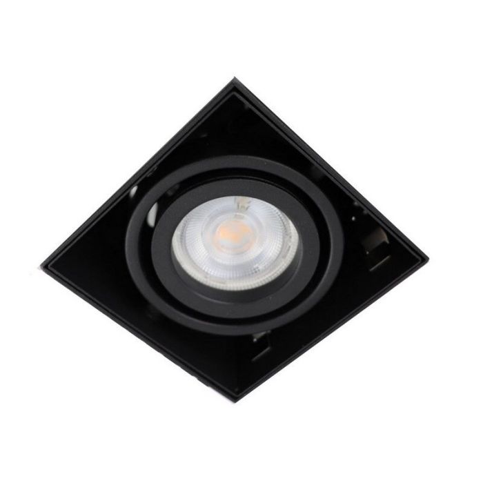 Modern trimless recessed downlight black, Wilhelm