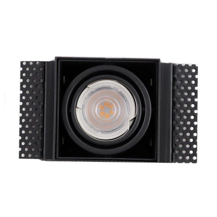 Modern trimless recessed downlight black, Wilhelm