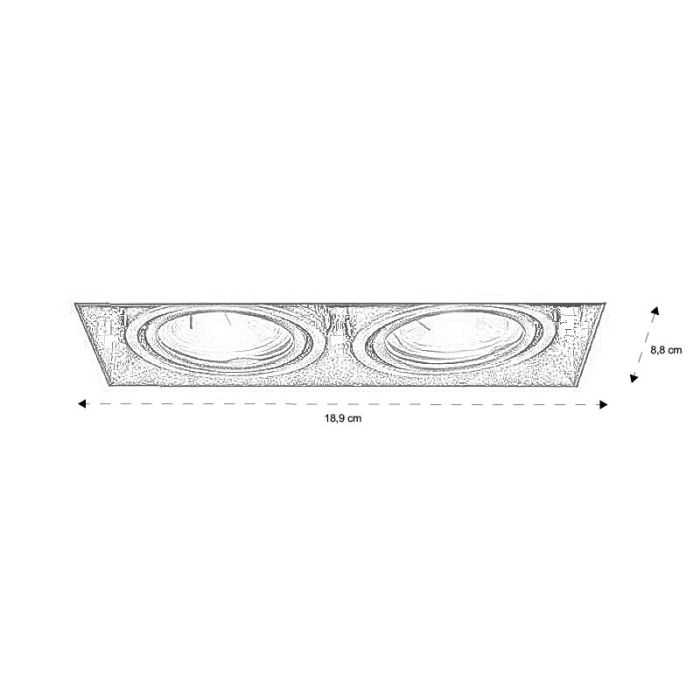 Modern trimless recessed downlight white, Wilhelm