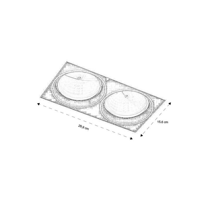 Modern trimless recessed downlight white, Wilhelm