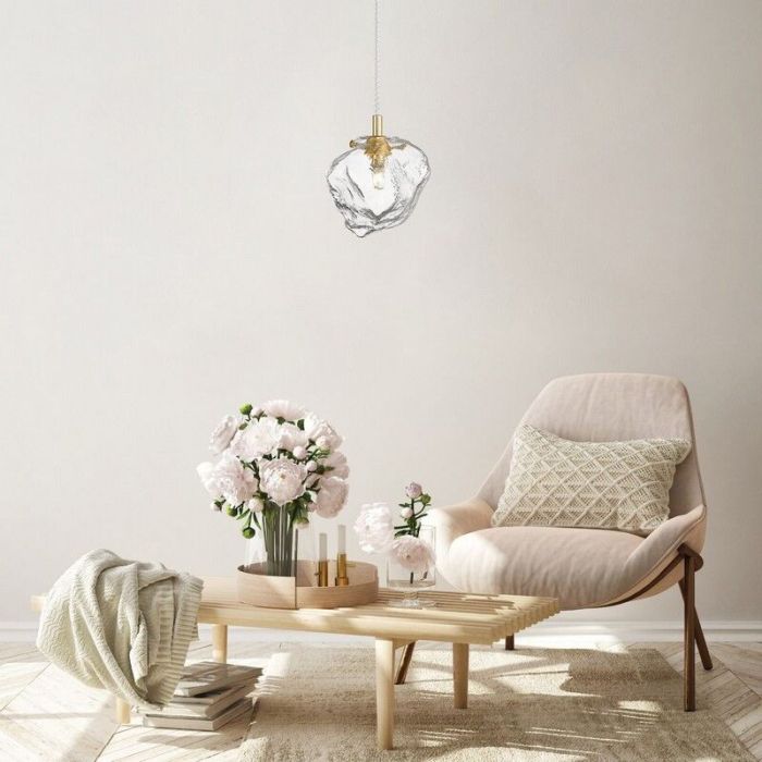 Design pendant light gold, Giorgio