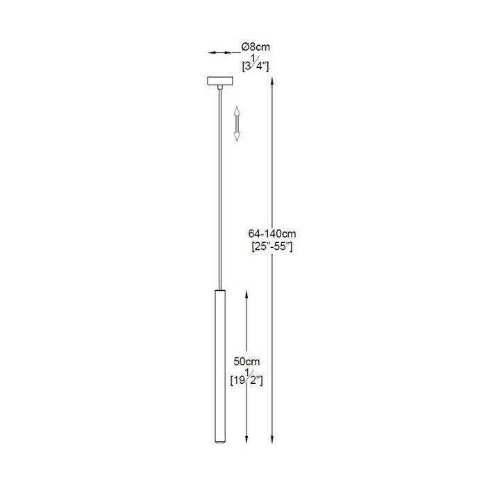 Design pendant light white, Fikriye, 5W, 3000K LED