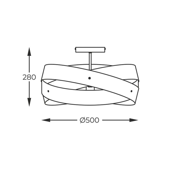 Modern ceiling light white, Tanno