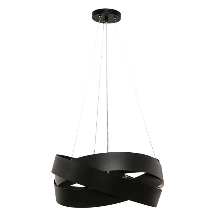 Modern pendant light black, Tanno