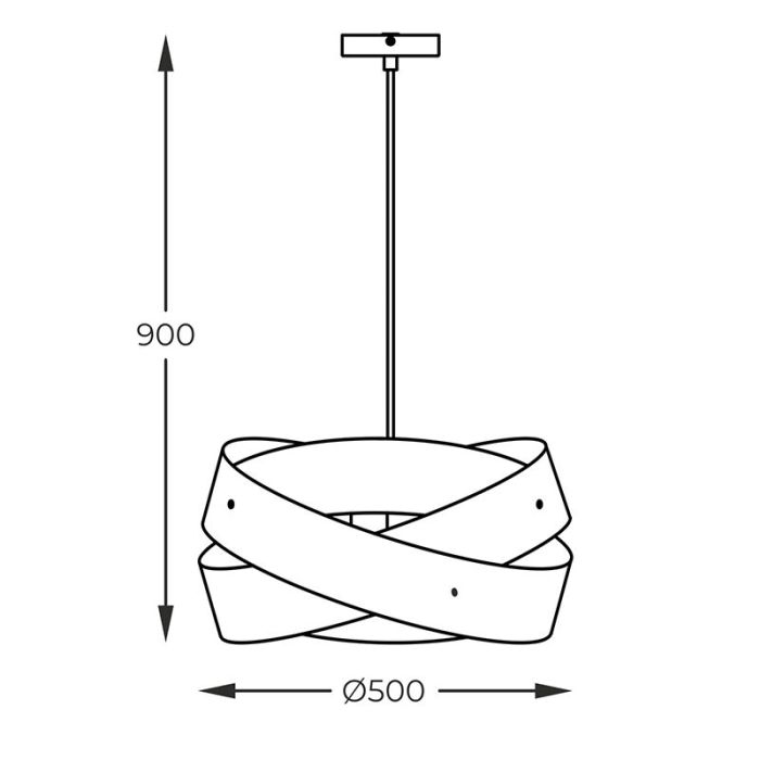 Modern pendant light black, Tanno