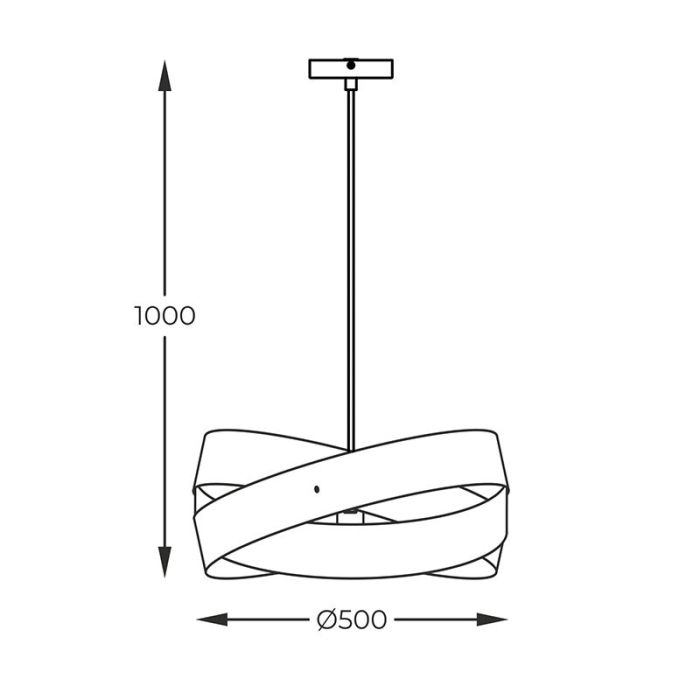 Modern pendant light black, Tanno