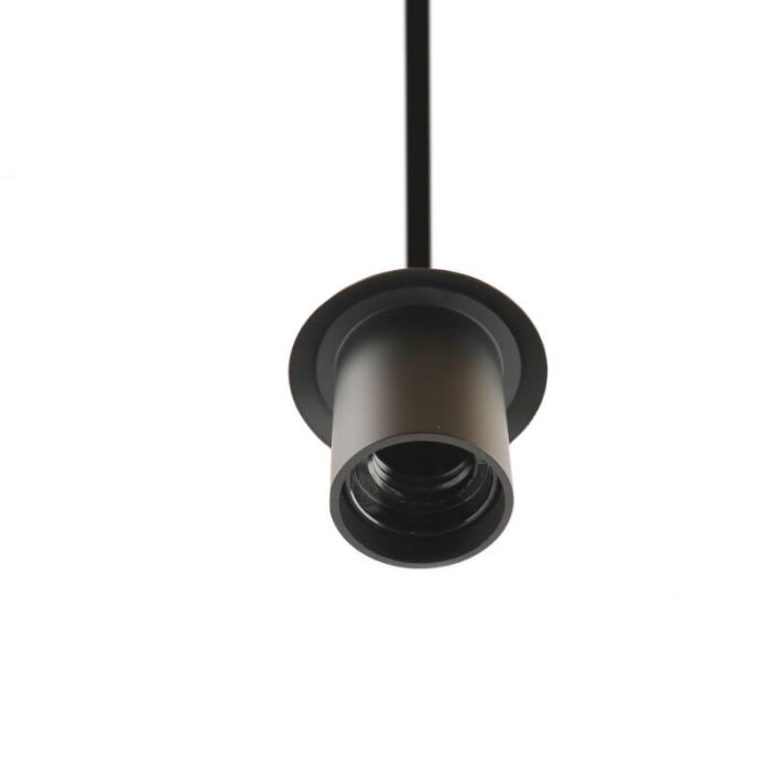 Modern pendant light without shade black, Rika