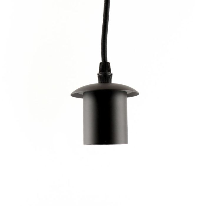 Modern pendant light without shade black, Rika