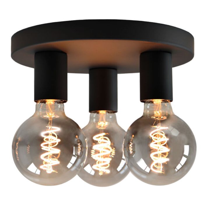 Modern ceiling light black, Rami